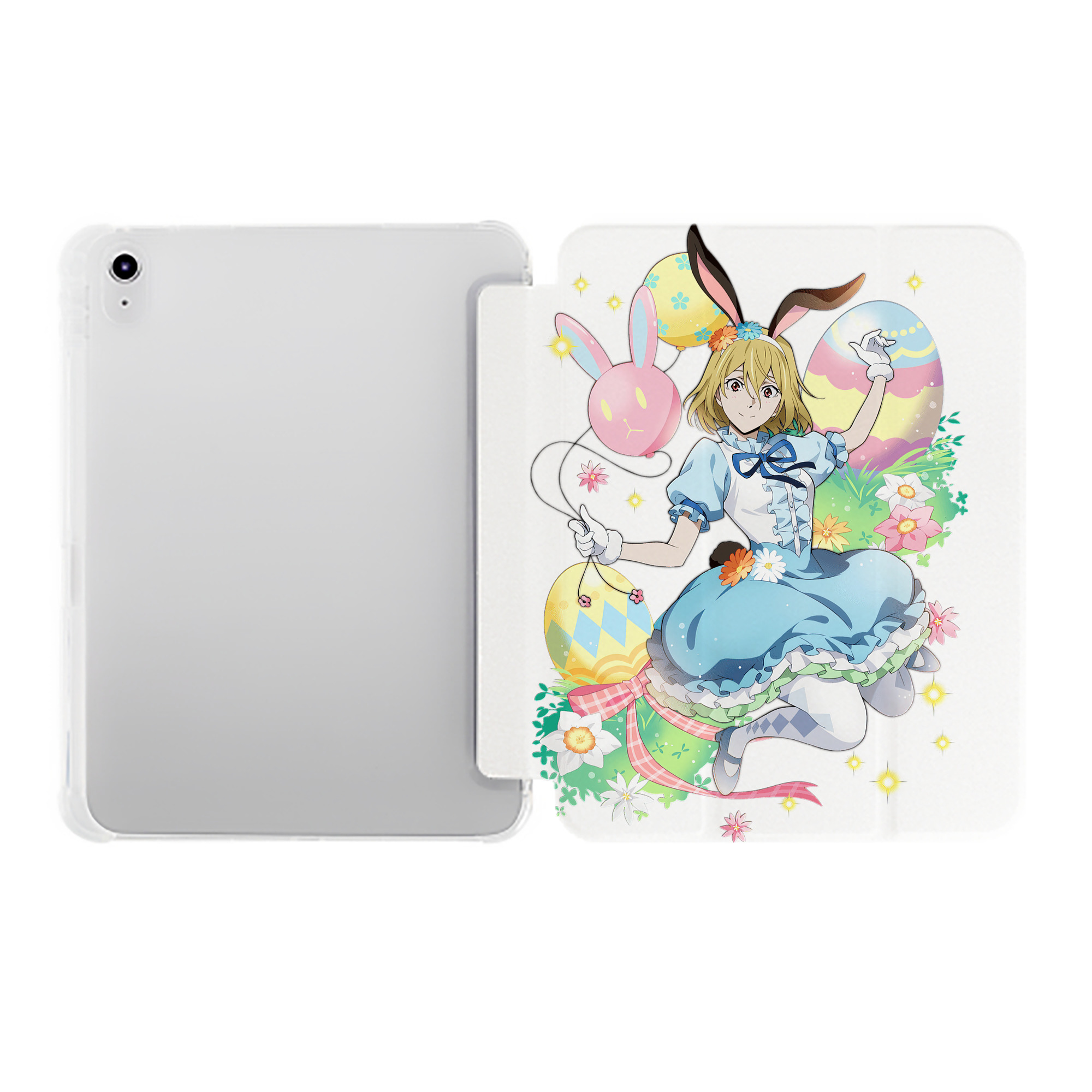 （画像用） 文豪ストレイドッグス Bungo Stray Dogs IPad ケース ペン収納付き 三つ折りスタンド PUレザー×シリコン 対応機種9.5/10.5/10.9インチ